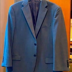 Blue patterned sport jacket